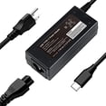 thumbnail image 2 of Cargador de CA USB-C tipo C de 45 W para Dell Chromebook 5190 3100 HP, 2 of 2