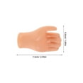 thumbnail image 5 of LOLIPPYY 12 Pairs Tiny Doll Hands For Doll Making - Tiny Plastic Hands Replacements Diy Puppet Crafting Parts Miniature Dollhouse Accessories, 5 of 7