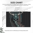 thumbnail image 3 of American Flag Camouflage Deer Skull Camo Four Hole Decorated Banner Flag for Garden Yard Home Decoration Indoor Outdoor 2x3 Ft, 3 of 7