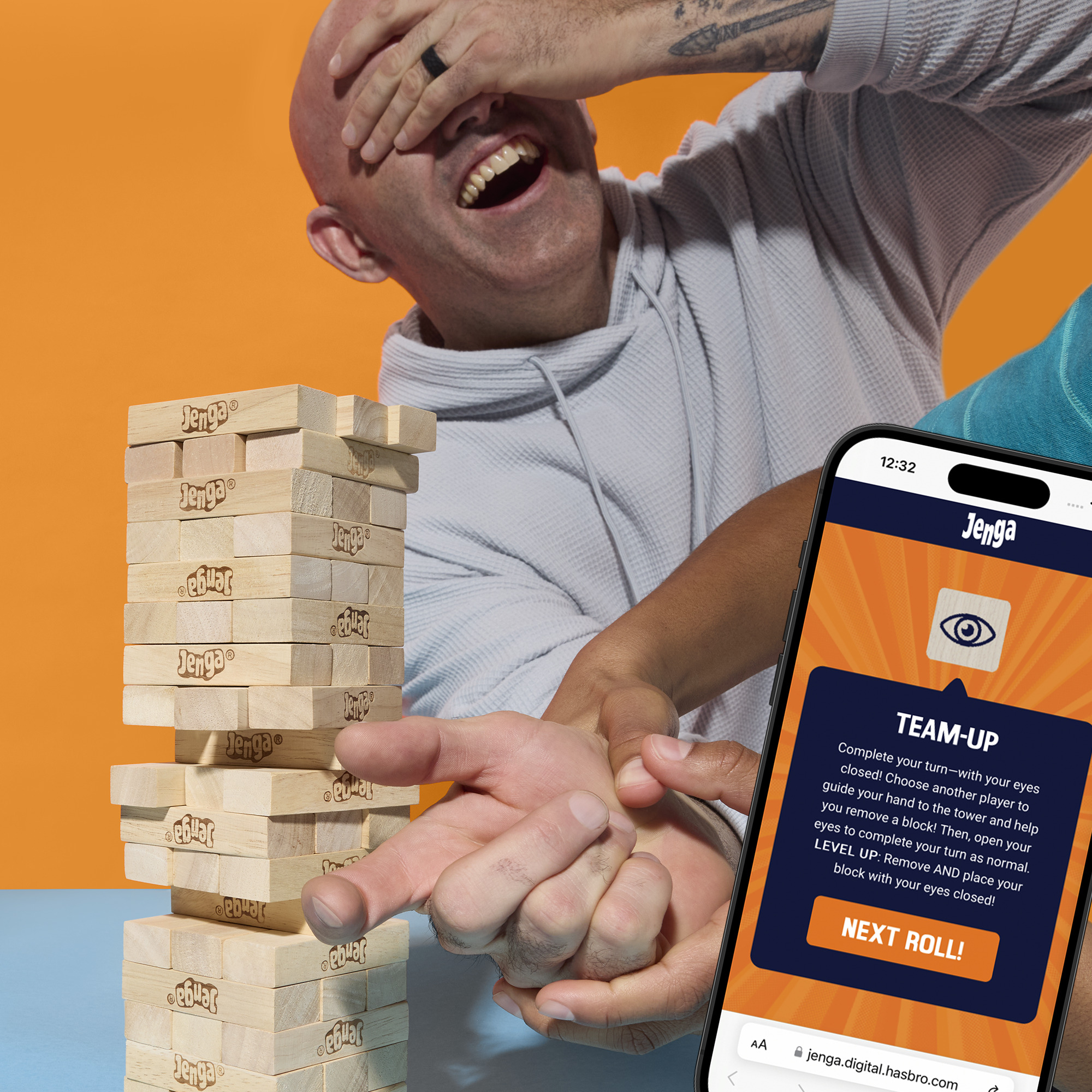 Hasbro Jenga Classic Wooden Block Stacking Game photo 4