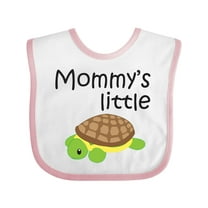 Inktastic Mommy's Little Turtle Boys or Girls Baby Bib