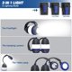 thumbnail image 3 of Luz LED de camping 3 en 1, linterna de mano y lámpara de escritorio con 5 modos y cable USB, 3 of 5