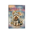 thumbnail image 2 of Happy New Year with Yorkshire Terrier Fireworks Holiday Xmas Winter 2025 Travel Passport Wallet Yorkie Dog Lover Gifts PU Leather Passport Holder Cover - 00025, 2 of 5
