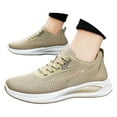 thumbnail image 3 of Mens Shoes,Mens Athletic Sneakers for With Advanced Breathable Fabric And Supportive Thick Sole Design for All Day Comfort,Shoes for Men,Khaki,9, 3 of 9