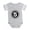 Heather Gray, variant on CafePress - Monogram Medallion 5 - Cute Infant Baby Football Bodysuit