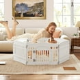 thumbnail image 4 of Costway 6 Panel Plastic Dog Playpen with Lockable Gate for Small & Medium Sized Dogs, 4 of 10