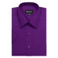 thumbnail image 2 of Allsense Chemise Habillée pour Hommes, Coupe Régulière, Manches Courtes Formelles, Col 21.5 Pouces, 5TG, 2 of 4