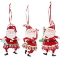 thumbnail image 2 of Fiudx Decoración del hogar Adornos navideños Adornos de Papá Noel Adornos para árboles de Navidad, 2 of 7