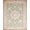 Sage Green Blush Pink, Pattern 20, variant on Design&I 8'x10' Washable Area Rug Oushak Floral Medallion With Vine Scroll And Bordered Vintage Trellis for Dining Room, Large Office, Lounge, Snag-Free