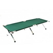 Kemp USA  Aluminum Camp Military Folding Cot, Green