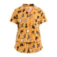 thumbnail image 5 of Halloween Women’s Printed Notched Top and Shorts Pajama Set from Way to Celebrate, 2-Piece, Sizes XS-3X, 5 of 5