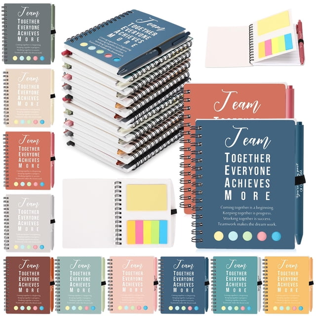 Set de cuadernos y bolígrafos Jetec 25 que muestra el aprecio de los empleados