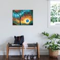 thumbnail image 3 of Art.com Aqua Burn Stretched Canvas Print Wall Art by Megan Aroon Duncanson, 32" x 24", 3 of 4