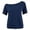 Navy, variant on Shirts for Girls High Neck Short Sleeve Kids Grey T Shirt Casual Base Girls Outfits Size 7-8 Years