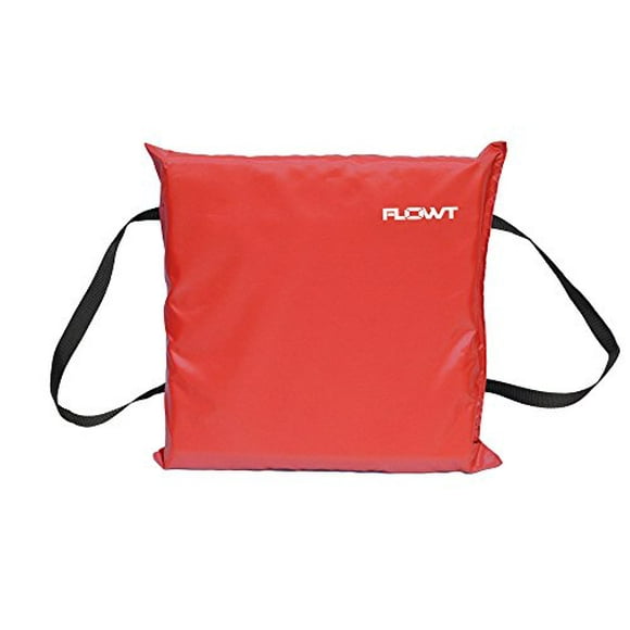 Flowt 40102 Type IV Throwable Floatation Foam cushion, UScg Approved, Red