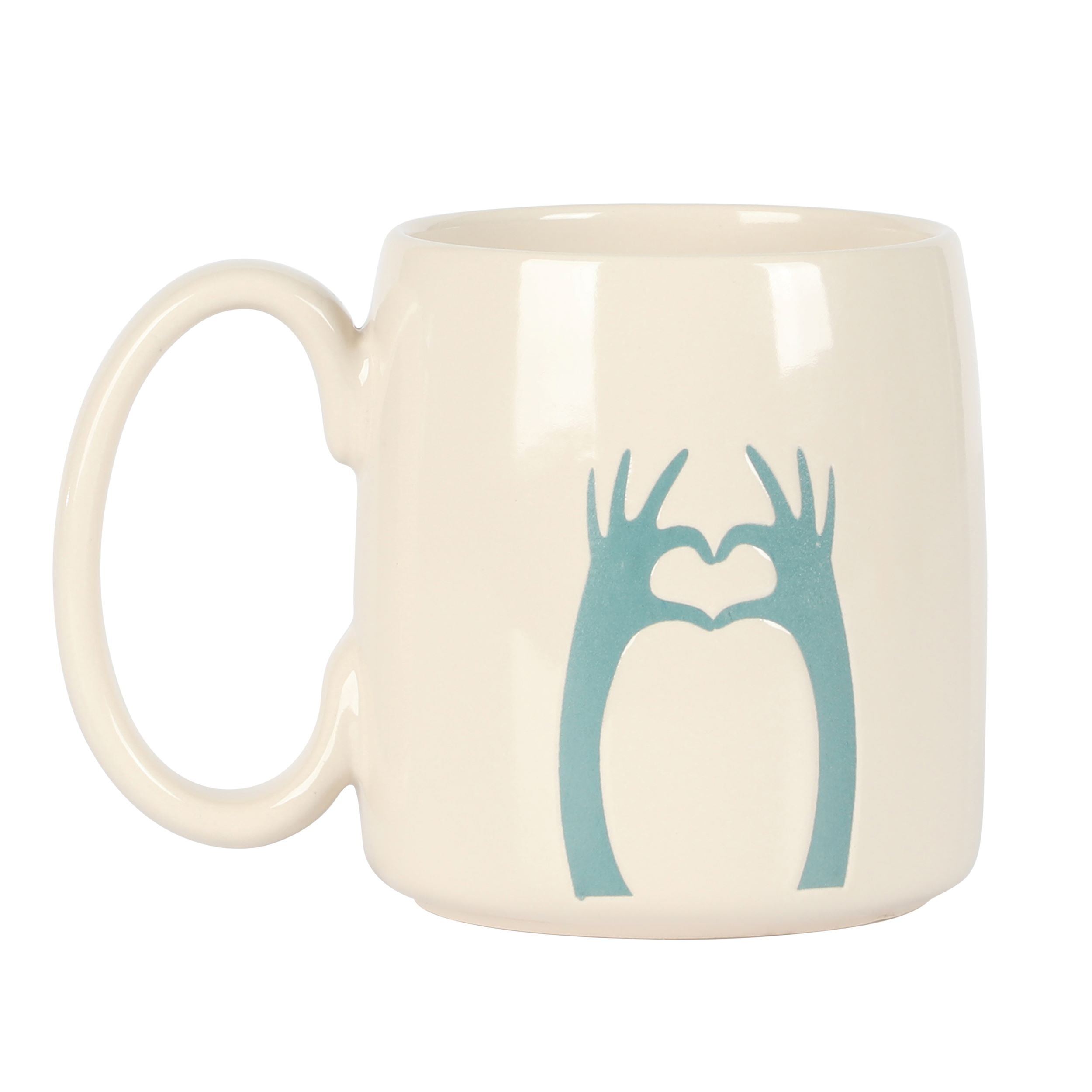 MAINSTAYS CERAMIC HEART HANDS MUG
