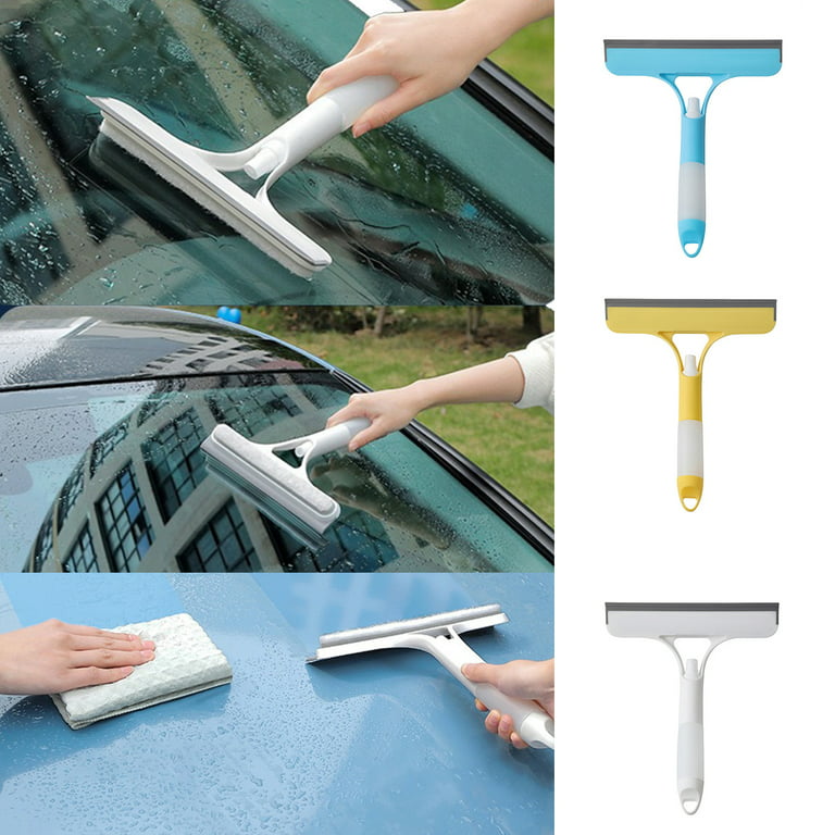  JEHONN Window Squeegee Cleaner, 3 in 1 Window Cleaning Tools  with Spray Scrubber Handle Window Washer for Glass Outdoor : Health &  Household