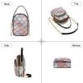 thumbnail image 3 of FORMRS Crossbody Bag for Women Quilted Travel Shoulder Cell Phone Purse with Chain Strap Handbag, Art Pattern, 3 of 7