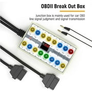 OBDII OBD2 Breakout Box Car OBD 2 Break Out Box Car Protocol Detector Auto Can Test Box Automotive Connector Car Detector