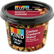 Kind Trail Mix Cashew Cranberry Walnut -- 7.5 oz Pack of 4