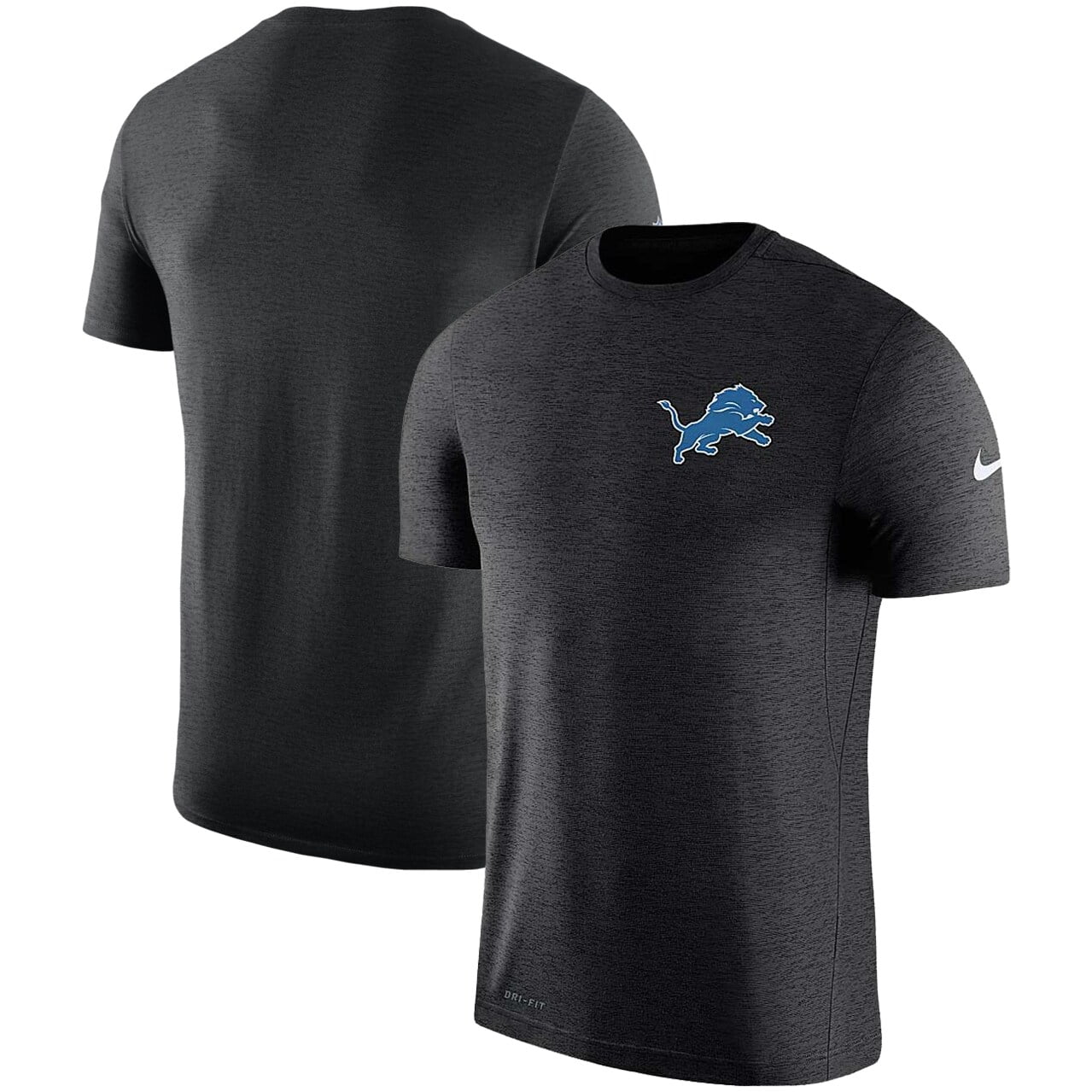 Detroit Lions Nike Sideline Coaches Performance T-Shirt - Black