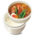 thumbnail image 4 of Lantus Cafe Bowl Heat and Cold Lunch Jar 620ml Ivory HLB-CD620 A3248, 4 of 5