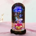 thumbnail image 4 of Christmas Roses For Women Gifts For Women Christmas Flowers For Women's Birthday Gifts Christmas Gifts For Women, Colored Roses In The Glass Dome Gifts, 4 of 8