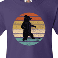 thumbnail image 4 of Inktastic Skateboard Bear Retro Sunset Youth T-Shirt, 4 of 5