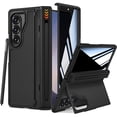 thumbnail image 1 of wonima11 for Samsung Galaxy S25 Case, ONLY, [NOT FIT Galaxy S25 Edge/S25 Plus/S25 Ultra], Military Grade Case with 2Pcs Tempered Glass Screen Protector & 1Pcs Camera Lens Protector (Black/Grey), 1 of 1
