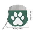 thumbnail image 3 of Mini Pet Flea Comb Fine Tooth Grooming Brush for Cats and Dogs Facial Hair Removal Dandruff Lice Detection Safe Rounded Tip Portable Pet Grooming Care Tool for Daily Use Home Cleaning, 3 of 6