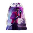 thumbnail image 1 of Fortnite Bolsa de regalo con cierre de cinta navideño para decoración de Navidad,50cm×76 cm., 1 of 6