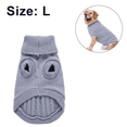 thumbnail image 2 of Dinheiro Suéteres para perros pequeños con hilo dorado, cuello alto, suéter para mascotas, suéter para gatos para invierno, 2 of 7