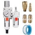 thumbnail image 1 of Lubricador regulador de filtro de aire NANPU 3/8 NPT Auto-Drain, 1 of 7
