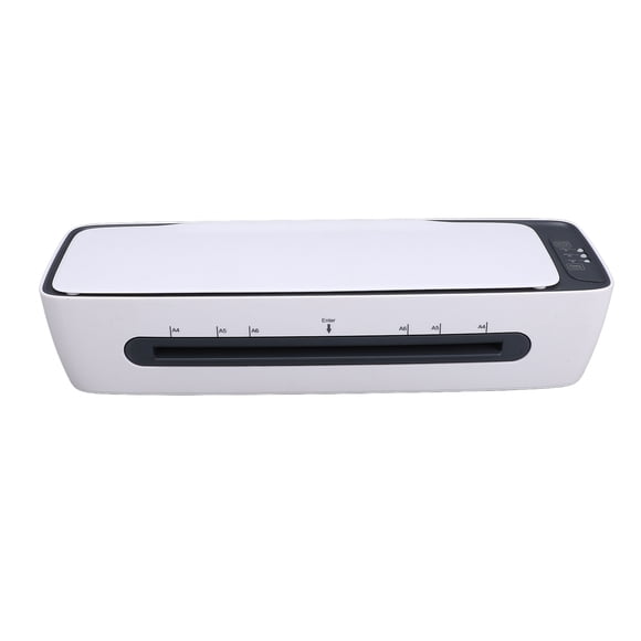 Laminator Machine, 6 in 1 Thermal Laminator Double Roller Design Hot Cold System with Indicator Light for Office US Plug 100-120V,EU Plug 220-240V,UK Plug 220-240V
