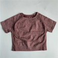 thumbnail image 1 of Sin Costuras De Manga Corta Crop Top Camisas De Yoga Slim Fit Running Fitness Camisetas De Entrenamiento Tops Para Las Mujeres Gimnasio Deporte Ciclismopangjing, 1 of 4