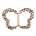 thumbnail image 3 of 2 broches de clip para bufanda de mariposa para mujer, hermoso de hebilla de bufanda con de imitación de cristal Zulema anillo bufanda Plata, 3 of 8