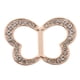 thumbnail image 3 of Oro Rosa Rhinestone Del Cristal De La Mariposa De La Bufanda Del Sostenedor De La Hebilla De Las Mujeres De La Joyería, 3 of 6