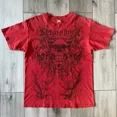 thumbnail image 1 of T-Shirt Années 2000 Rétro Punk Hip Hop Imprimé Graphique T-Shirt Surdimensionné Col Rond Coton Manches Courtes, 1 of 5