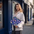 thumbnail image 6 of FORMRS 13"-13.3" Laptop Sleeve Protective Case Soft Carrying Quilted Computer Bag Cover, Blue Colorful Candies, 6 of 7