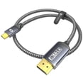 thumbnail image 1 of Cable Warky USB C a DisplayPort 1.4 8K @60Hz, 4K @240Hz /144 Hz, 1 of 7
