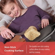 BLACK+DECKER Non-Stick Temperature Controlled 8 Serving Black Griddle