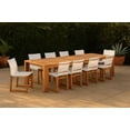 thumbnail image 2 of Meridian Furniture Tulum Blanc Cassé Résistant à l'Eau Chaise Latérale de Salle à Manger d'Extérieur, 2 of 8
