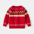 thumbnail image 2 of Hotiary 2-9T Boys Girls Sweaters Kids Long Sleeve Ugly Christmas Sweater Xmas Knitted Pullover Tops For Daily Wear, Party, Family Gathering, Photo Shoot, Christmas, New Year, Birthay Gifts, 2 of 9