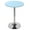 Blue, variant on RONG-3 Round Bar Table, Height-Adjustable 27.5"-36" Tall Pub Tables with Black Leg and Sturdy Base, 360° Swivel Table for Kitchen Bistro Bar Cocktail Table (Brown)