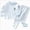C101---Blue, variant on 6-12 Months Girls Long Sleeve Pajama Set Toddler Baby Girl Fall Winter Clothes 2T 3T 4T 5T Outfits Long Sleeve Knitted Cotton Tops Pants Clothes Set Toddler Gift 3 6 12 18 24 Months,Hot Pink