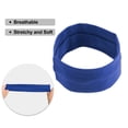 thumbnail image 3 of PCS Diademas, Bandas para el sudor, Diadema elástica que absorbe la humedad, para deportes, Algodón, Azul profundo, 3 of 7