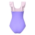thumbnail image 5 of Shadoumai Girls Swimsuit One Piece Size 7 Tummy Control Tankini Sets Quick Dry & Stretchy Contrasting Trim Girls Dress Up Clothes Beach Swimwear Cutout Adjustable Straps, 5 of 6