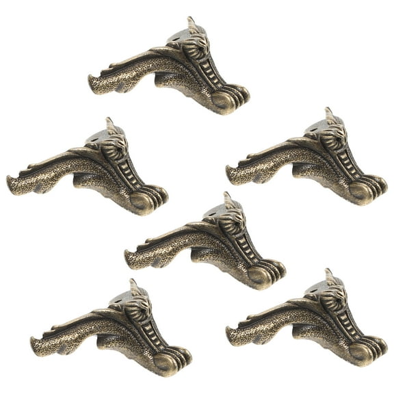 Masteelf  6 PCS Decorative Corner Legs Furniture Dark Green