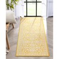 thumbnail image 2 of Well Woven Indoor/Outdoor Runner Rug 2'3" x 7'3" Delphi Yellow Persian Oriental, 2 of 7