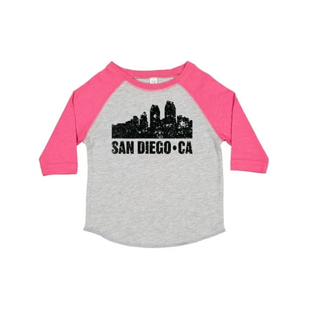 

Inktastic San Diego California Skyline with Grunge Gift Toddler Boy or Toddler Girl T-Shirt